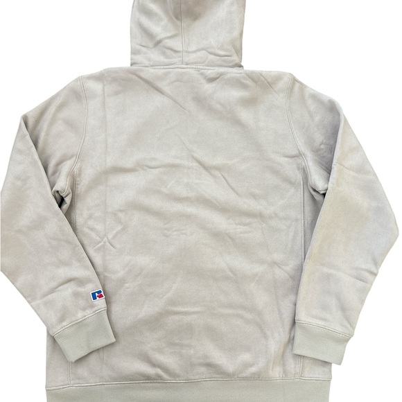 Russell Athletic Men's Cream Zip-Up Hoodie - Picture 4 of 8